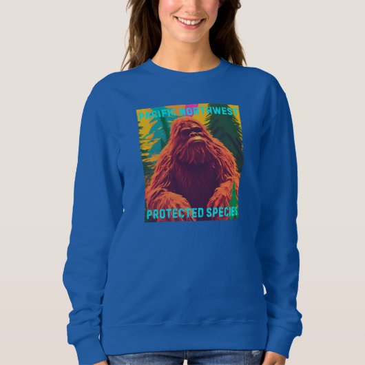 Pacific Northwest beschermde soorten Big Foot Trui (Voorkant)