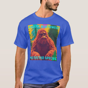 Pacific Northwest beschermde soorten Sasquatch T-shirt