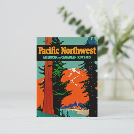Pacific Northwest Briefkaart (Staand voorkant)