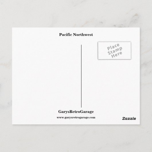 Pacific Northwest Briefkaart (Achterkant)