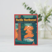 Pacific Northwest  Briefkaart (Staand voorkant)