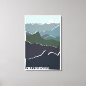 Pacific Northwest Canvas Afdruk (Voorkant)