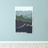 Pacific Northwest Canvas Afdruk (Insitu (Houten vloer))