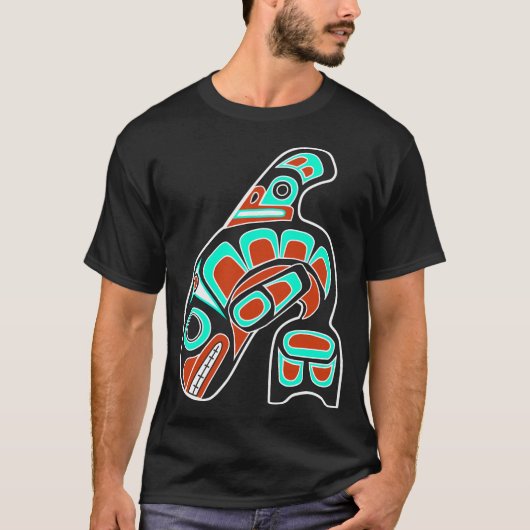 Pacific Northwest Coast Orcam Tribal T-shirt (Voorkant)