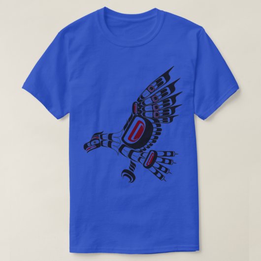 Pacific Northwest Eagle native american salish for T-shirt (Design voorkant)