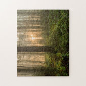 Pacific Northwest Forest | Foggy Morning Legpuzzel (Verticaal)