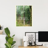 Pacific Northwest Forest Isaiah 41:10 Print (Thuiskantoor)