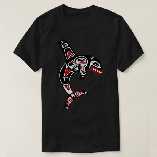 Pacific Northwest Haida Orca T-shirt (Design voorkant)