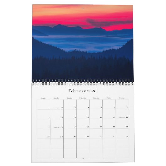 Pacific Northwest Kalender (Feb 2026)
