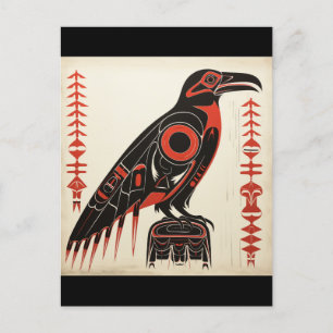Pacific Northwest kunststijl Briefkaart
