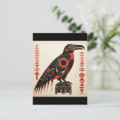 Pacific Northwest kunststijl Briefkaart (Staand voorkant)