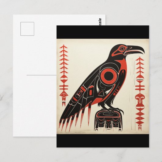 Pacific Northwest kunststijl Briefkaart (Voorkant / Achterkant)