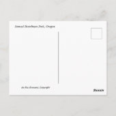 Pacific Northwest Landscape Briefkaart (Achterkant)