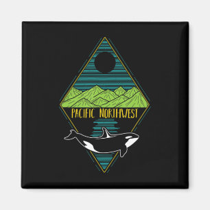 Pacific Northwest Orca — walvisboom — Ocean P Magneet