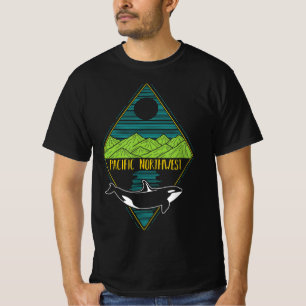 Pacific Northwest Orca — walvisboom — Ocean P T-shirt