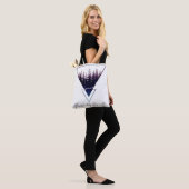 Pacific Northwest Pine Tree Silhouette Tote Bag (Op model)