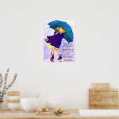 " Pacific Northwest Rain Shadow Girl " Poster (Keuken)