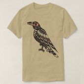 Pacific Northwest Raven native american salish for T-shirt (Design voorkant)