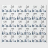 Pacific Northwest Rocky Mountains Bruiloft Cadeaupapier (Vlak)