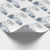 Pacific Northwest Rocky Mountains Bruiloft Cadeaupapier (Hoek)