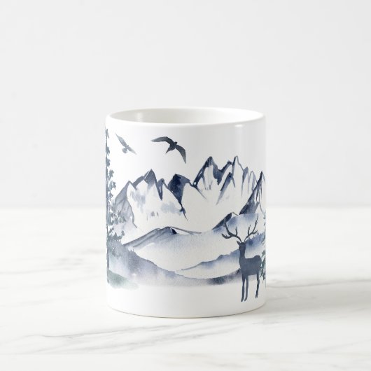 Pacific Northwest Rocky Mountains en Herten Koffiemok (Center)