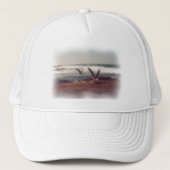 Pacific Northwest Seagulls Trucker Hat Trucker Pet (Voorkant)