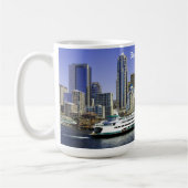 Pacific Northwest Seattle Veerboot & Gebouwen Koffiemok (Links)