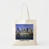 Pacific Northwest Seattle Veerboot & Gebouwen Tote Bag (Voorkant)