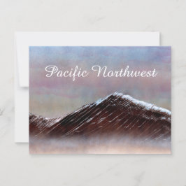 Pacific Northwest Subtle Sunlight Briefkaart