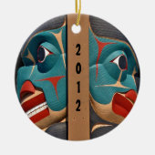 Pacific Northwest Totem Art Design Ornament (Voorkant)