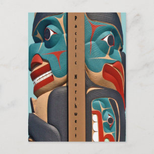Pacific Northwest Totem Briefkaart