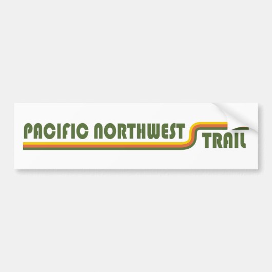 Pacific Northwest Trail Bumpersticker (Voorkant)