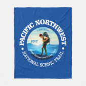 Pacific Northwest Trail (C) Fleece Deken (Voorkant)
