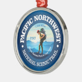 Pacific Northwest Trail (C) Metalen Ornament (Links)