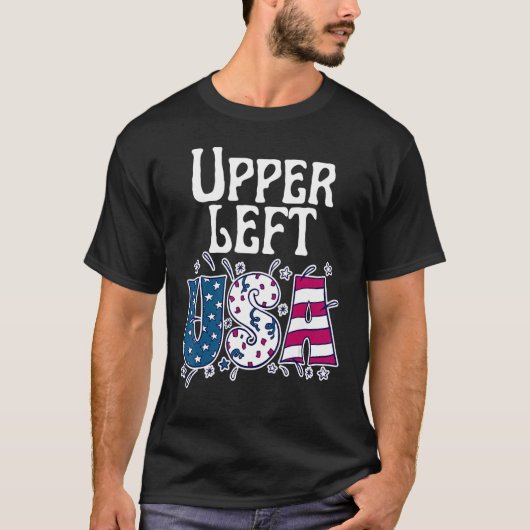 Pacific Northwest Upper left Usa Pnw T-shirt (Voorkant)