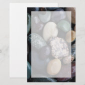 Pacific Northwest USA, kleurrijke riviergesteente Briefpapier (Voorkant / Achterkant)