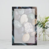 Pacific Northwest USA, kleurrijke riviergesteente Briefpapier (Staand voorkant)