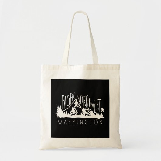 Pacific Northwest Washington Pullover Hoodie Pullo Tote Bag (Voorkant)