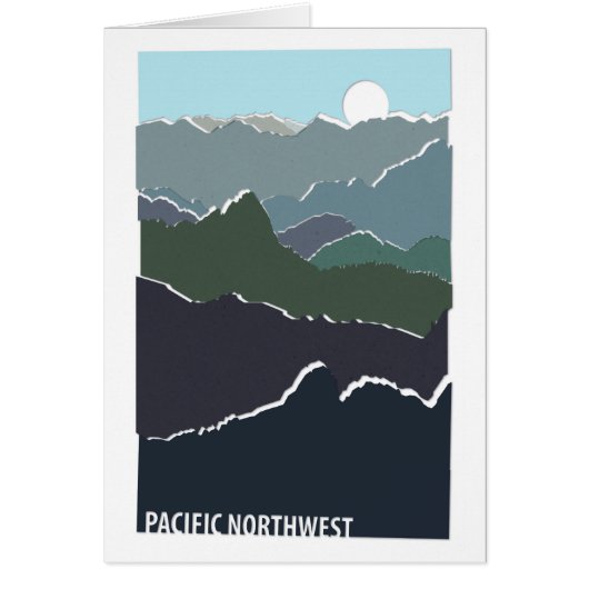 Pacific Northwest Wenskaart (Voorkant)