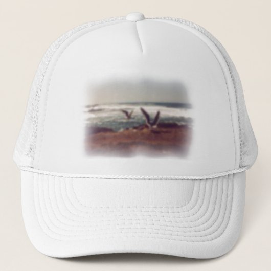 Pacific Northwest Zeemeeuw Truckerhoed Trucker Pet (Voorkant)