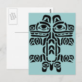Pacific NW Indian Design Briefkaart (Voorkant / Achterkant)