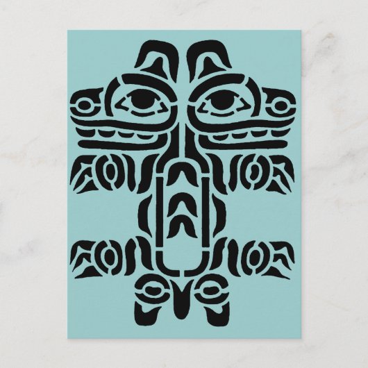 Pacific NW Indian Design Briefkaart (Voorkant)
