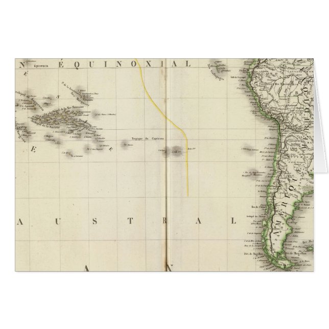 Pacific Ocean Atlas Map (Voorkant Horizontaal)