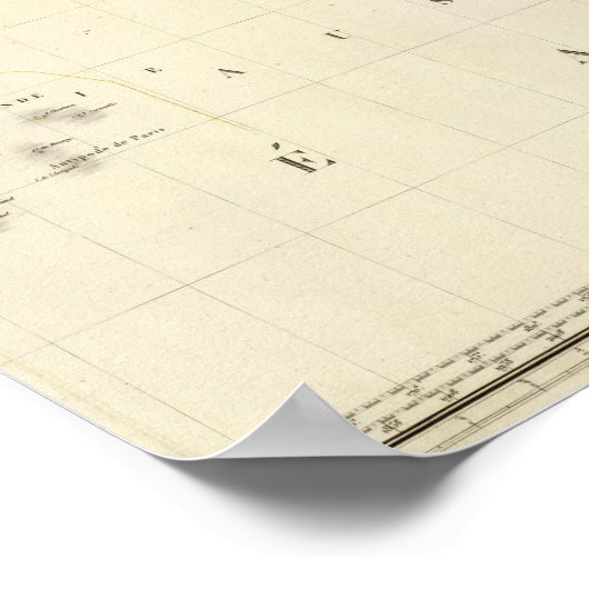 Pacific Ocean Atlas Map Poster (Hoek)