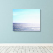 Pacific Ocean Horizon Kleur 16x20 Canvas Afdruk (Insitu (Houten vloer))