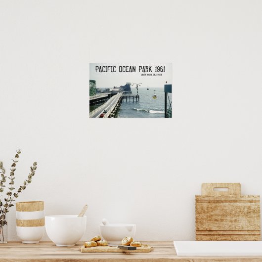 Pacific Ocean Park Poster (Keuken)