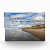 Pacific Ocean Reflections Inspirerend Quote Fotoblokken (Voorkant)