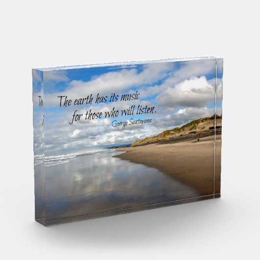 Pacific Ocean Reflections Inspirerend Quote Fotoblokken (Links)