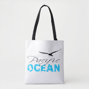Pacific Ocean White Tote Bag