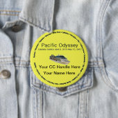 Pacific Odyssey Souvenir Button (In situ)